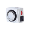 GROWERBASICS 24 HOUR DUAL OUTLET GROUNDED TIMER