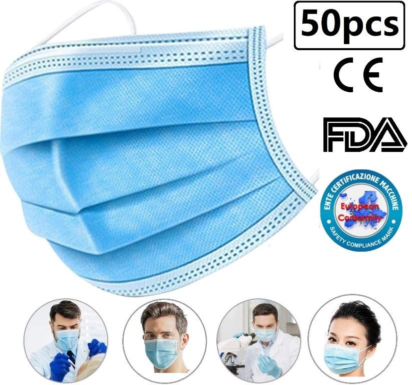 FACE MASK 50 PCS_CE/FDA - Accessories - Holland Industry