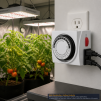 GROWERBASICS 24 HOUR DUAL OUTLET GROUNDED TIMER - 2