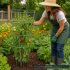 42" GALVANIZED WIRE TOMATO CAGE - 2