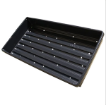 ECONO BLACK TRAY WITH HOLES (EA)