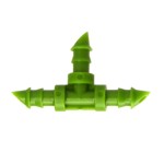 FLORAFLEX BARBED TEE 1/4IN (100/PK)