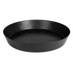 GRO PRO HEAVY DUTY BLACK SAUCER W/TALL SIDES 20"
