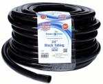 HYDRO FLOW VINYL TUBING BLACK 3/4 IN ID - 1 IN OD 100 FT ROLL