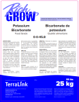 POTASSIUM BICARBONATE 25KG