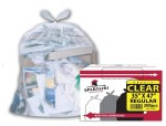 SPARTANO-GARBAGE BAGS-REGULAR-CLEAR-35"X47"