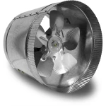 VORTEX FAN INLINE TUBE AXIAL 8'' 332 CFM