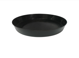 alfred black saucer 18" reusable (50/pk)