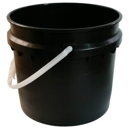 bucket black 3.5 gallons