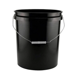bucket black 5 gallons