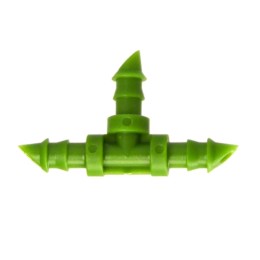 floraflex barbed tee 1/4in (100/pk)