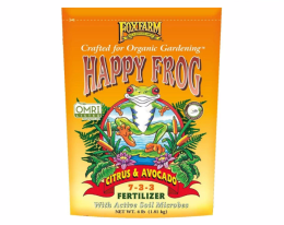 fox farm happy frog citrus/avocado dry fertilizer, 4 lb bag