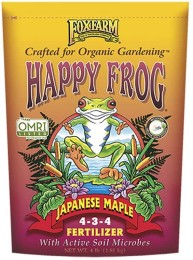 fox farm happy frog japanese maple dry fertilizer, 4 lb bag