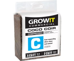 grow!t commercial coco coir 5 kg bale