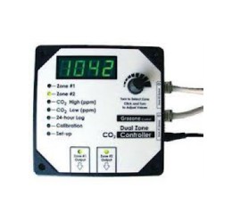 grozone co2d dual zone co2 controller 0-5000 ppm - co003bf