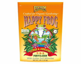 FOX FARM HAPPY FROG CITRUS/AVOCADO DRY FERTILIZER, 4 LB BAG