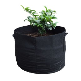 GROWERBASICS FABRIC BLACK POT 100 GALLON