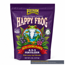 FOX FARM HAPPY FROG ACID LOVING DRY FERTILIZER, 4 LB BAG