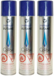 Colibri Butane 300ml (3PCS) BHO Dry Vacuum Purge 5X Refined