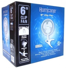 Hurricane® 6 in Clip Fan - Classic Series