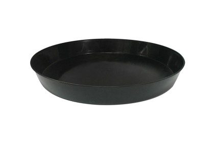 ALFRED BLACK SAUCER 14" REUSABLE (50/PK)