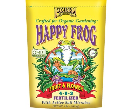 FOXFARM HAPPY FROG&reg; FRUIT & FLOWER FERTILIZER, 4 LB BAG