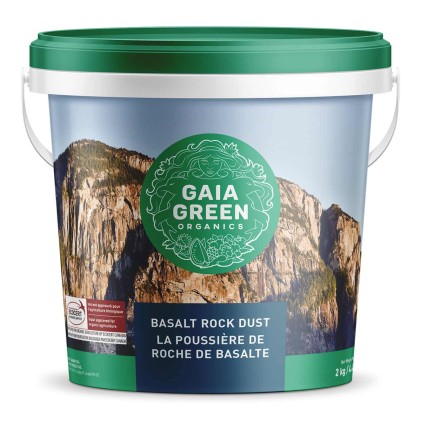 GAIA GREEN BASALT ROCK DUST 2 KG PAIL