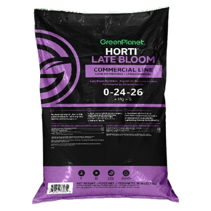 GREENPLANET NUTRIENTS HORTI LATE BLOOM 50LB