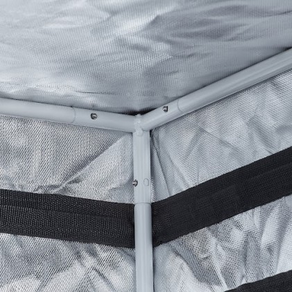 GROWERBASICS HORTICULTURAL TENT 4' X 4' X 6.6' / 120X120X200--22MM POLE