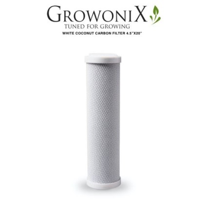 GROWONIX 4.5'' X 20 '' WHITE COCONUT CARBON FILTER