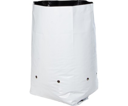 GROW BAG, WHITE/BLACK 3 GAL, 20 PACKS OF 25 (500)
