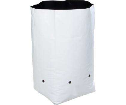 GROW BAG, WHITE/BLACK 3 GAL, 20 PACKS OF 25 (500)