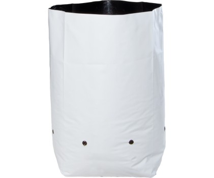 GROW BAG, WHITE/BLACK 3 GAL, 20 PACKS OF 25 (500)