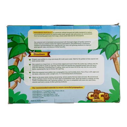 THE COCO SEED DISCO COCONUT COIR PELLET 100 PACK