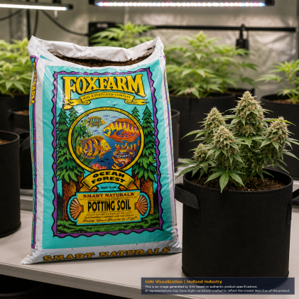 FoxFarm Ocean Forest Smart Naturals 42.5L ready-to-use potting soil bag front-facing product image