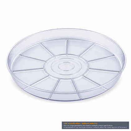 Clear Plastic Plant Saucer 10 Inch | Holland Industry