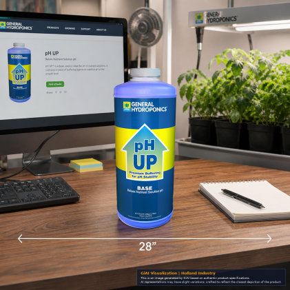 GH pH Up Liquid 1 Litre by General Hydroponics