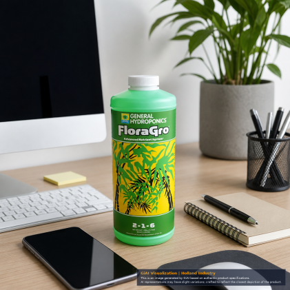GH FloraGro 1 Litre bottle from General Hydroponics